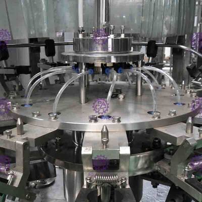 4.2Kw hoàn toàn tự động, không - Gas Juice Drink máy chiết Đối Glass Bottle
