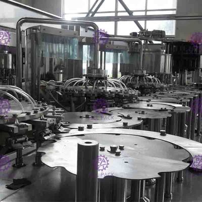 Monoblock lỏng Filling Machine, 5 trong 1 nhựa Filler Chai bột Juice