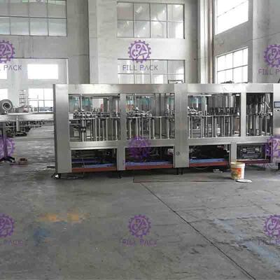 Monoblock lỏng Filling Machine, 5 trong 1 nhựa Filler Chai bột Juice