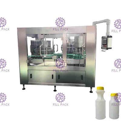 38mm chai cổ 24 Head Máy Juice Filling Với Nhiệt độ điều khiển