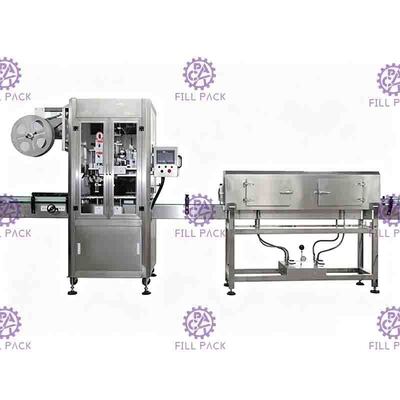 Dây chuyền hoàn chỉnh bao gồm Máy chiết rót nước trái cây và dán nhãn đóng gói chế biến trộn