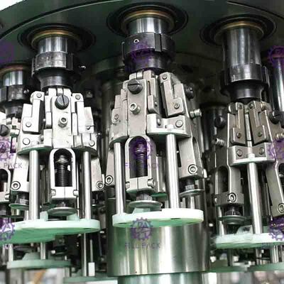 Máy chiết rót nước ép bột lô hội 20000BPH Chai thủy tinh Dây chuyền chiết rót đồ uống có ga 3 trong 1