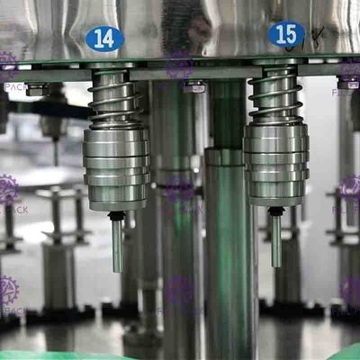Máy ép nước cam nóng 0,4Mpa 8000BPH cho lọ thủy tinh có nắp vặn