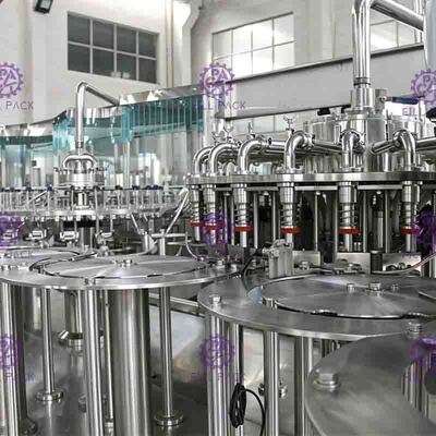Máy đóng gói nước ép trái cây chai thủy tinh SUS304 2L 4000BPH với thiết bị đồng hóa