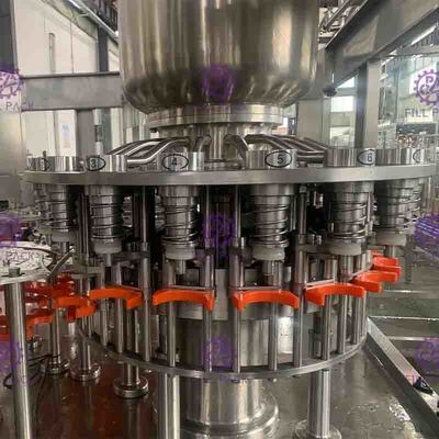 Máy đóng gói chai nước ép xoài 10000BPH 330ml 4 vị trí phun