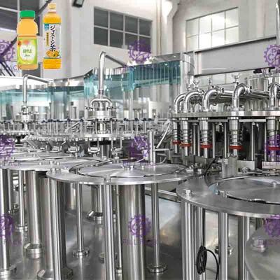 4 Trong 1 Chai nhựa lỏng Filler Máy PLC kiểm soát Với ​​màn hình cảm ứng