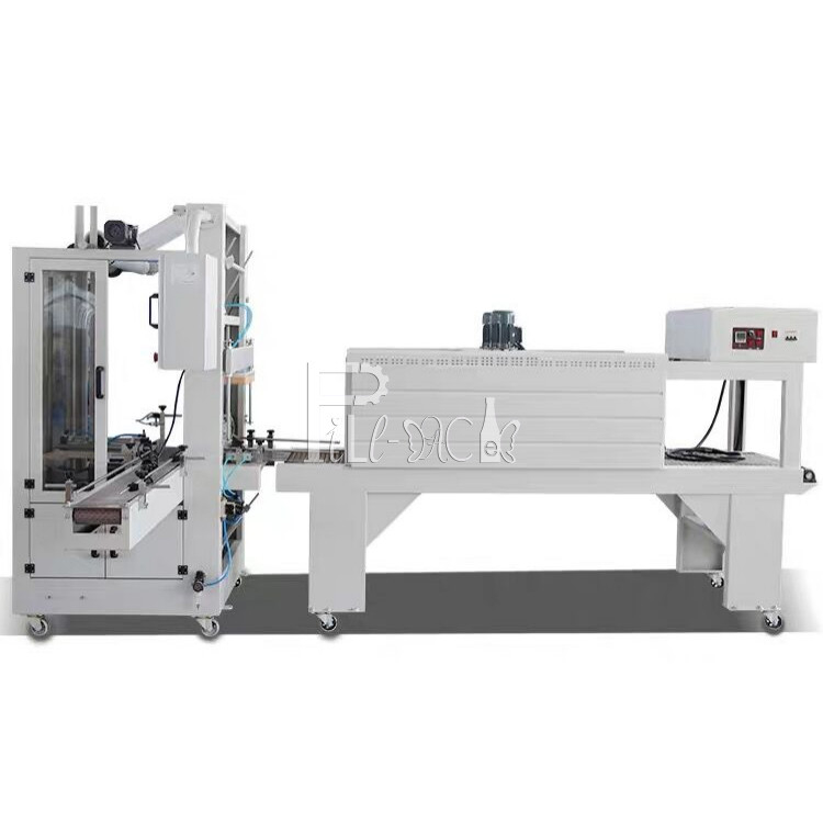 PE Film Shrink Wrapping Máy đóng gói L Loại PET Nước khoáng Bia Nước giải khát Can