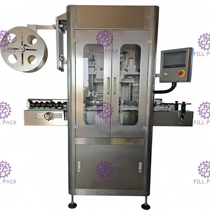 150BPM OPS PVC cổ tay chai Máy dán nhãn nhiệt có thể co lại