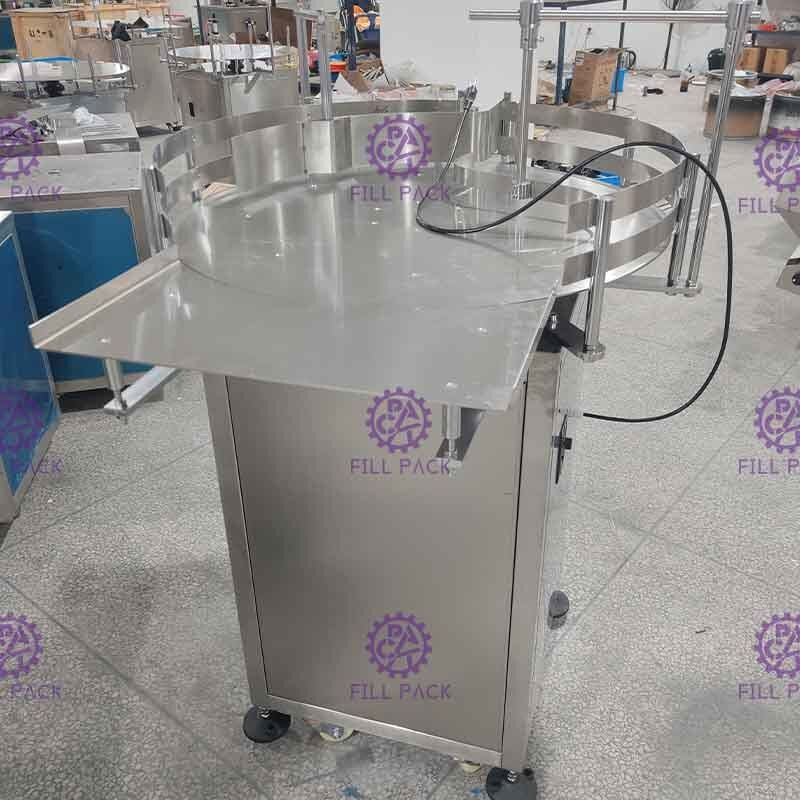 Bàn cho ăn chai thủy tinh PET quay vòng tích lũy 6000BPH
