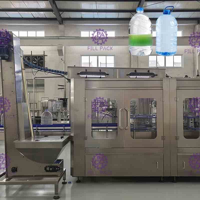Chai nhựa nước khoáng 3L / 5L / 10L 2 trong 1 Thiết bị sản xuất / Nhà máy / Máy / Hệ thống / Dây chuyền