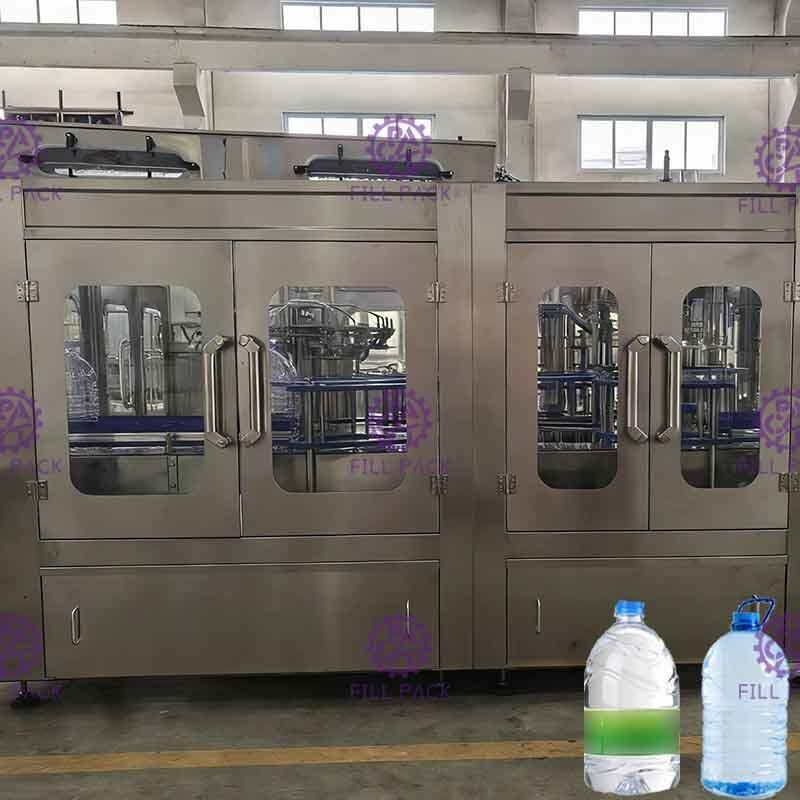 Chai nhựa nước khoáng 3L / 5L / 10L 2 trong 1 Thiết bị đóng nắp / Nhà máy / Máy / Hệ thống / Dây chuyền