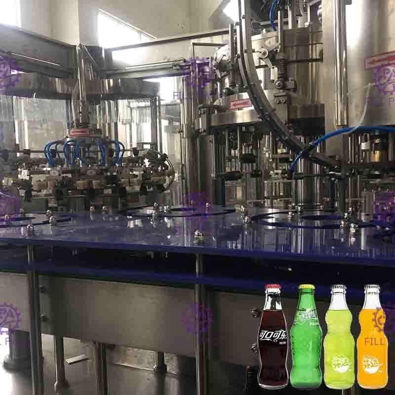 Kính nhựa PET 3 trong 1 Máy đóng chai rượu vang nước lấp lánh Monobloc / Thiết bị / Dây chuyền / Nhà máy / Hệ thống