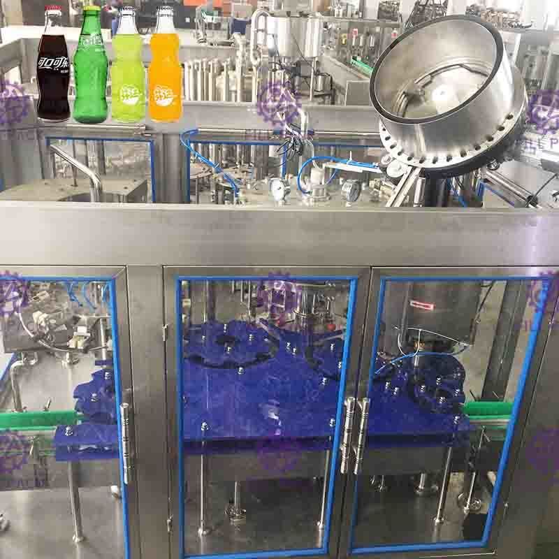 PET nhựa thủy tinh 3 trong 1 Monobloc Sparkling Water Wine Chai Chai / Thiết bị / Dây chuyền / Nhà máy / Hệ thống