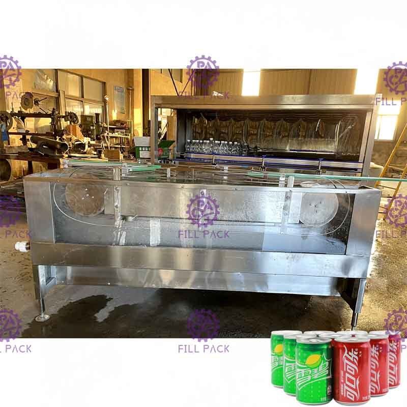 Máy giặt nam châm 2000BPH Máy chiết rót và niêm phong Thiếc có thể SUS304