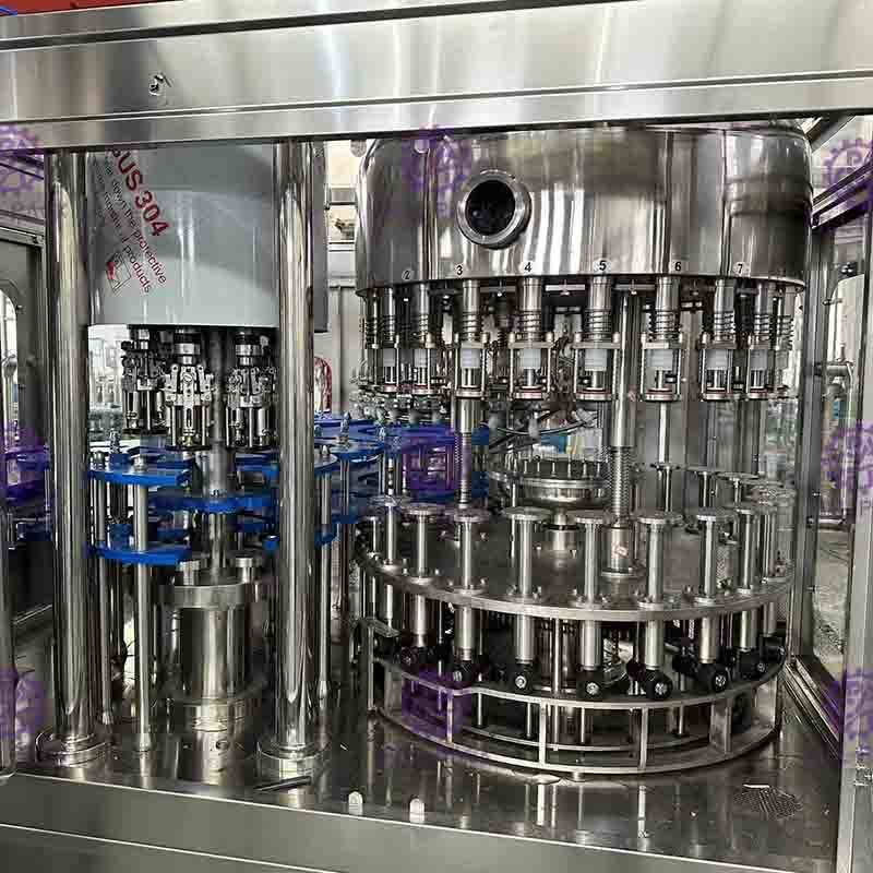 10000BPH Non-ga nhựa Nước đóng chai Máy Với CIP Đầu vệ sinh