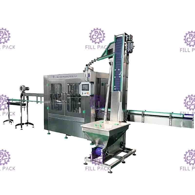 Dây chuyền máy chiết rót nước tinh khiết tự động quy mô nhỏ Nhà máy cho chai nhựa PET