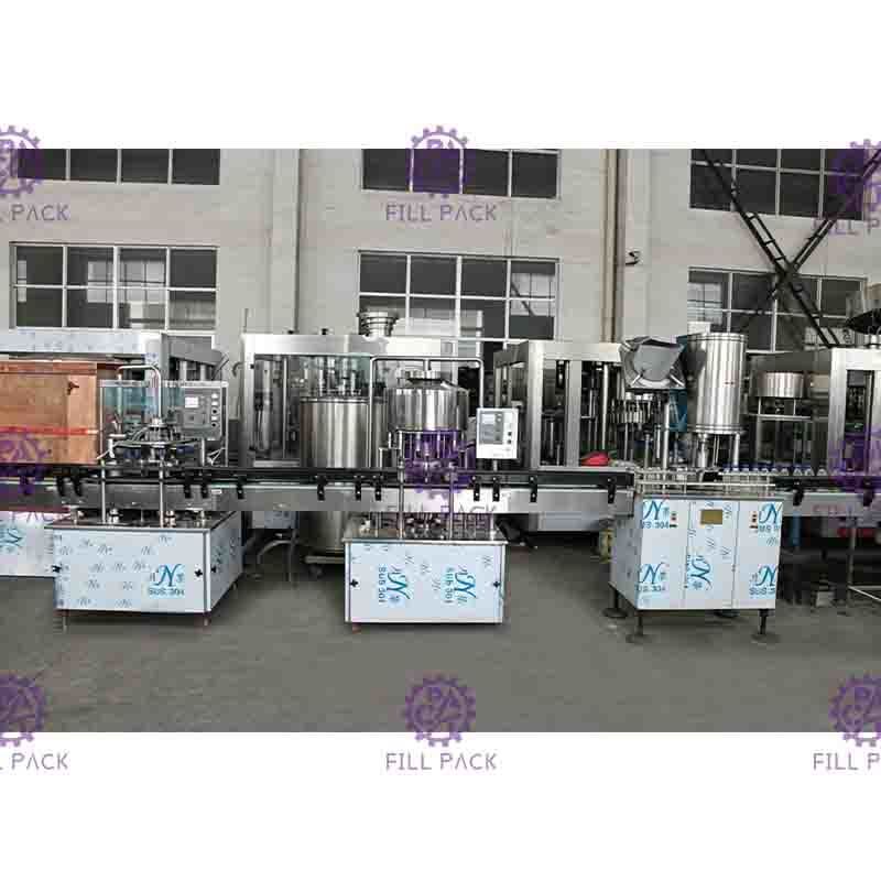 SUS304 / SUS316 nước Chai Máy chiết rót, quy mô nhỏ tinh khiết lỏng điền Dòng