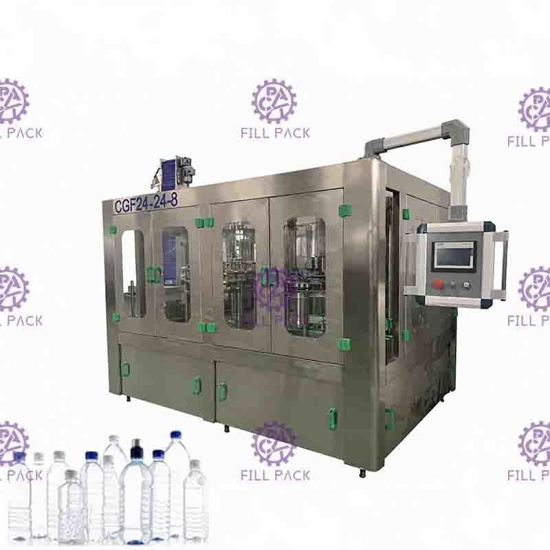 500ml / 1L / 2L Nước uống PET 3 trong 1 Thiết bị sản xuất Monoblock / Nhà máy / Máy / Hệ thống / Dây chuyền