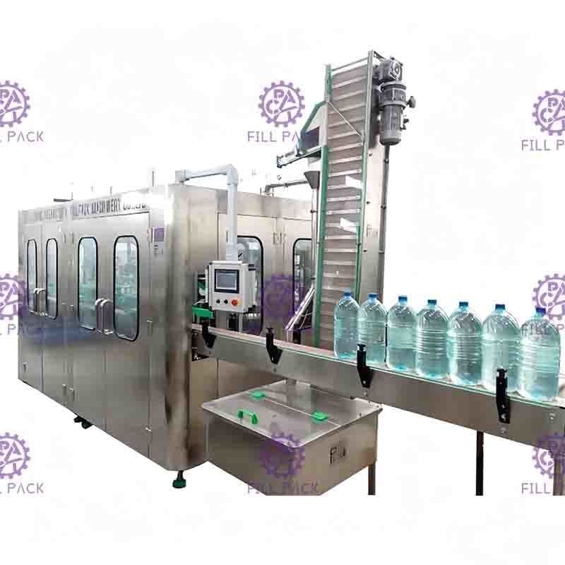 Máy Chiết Rót Nước Bình Nhựa 3L/5L/10L Khoáng 3 Trong 1 1500BPH