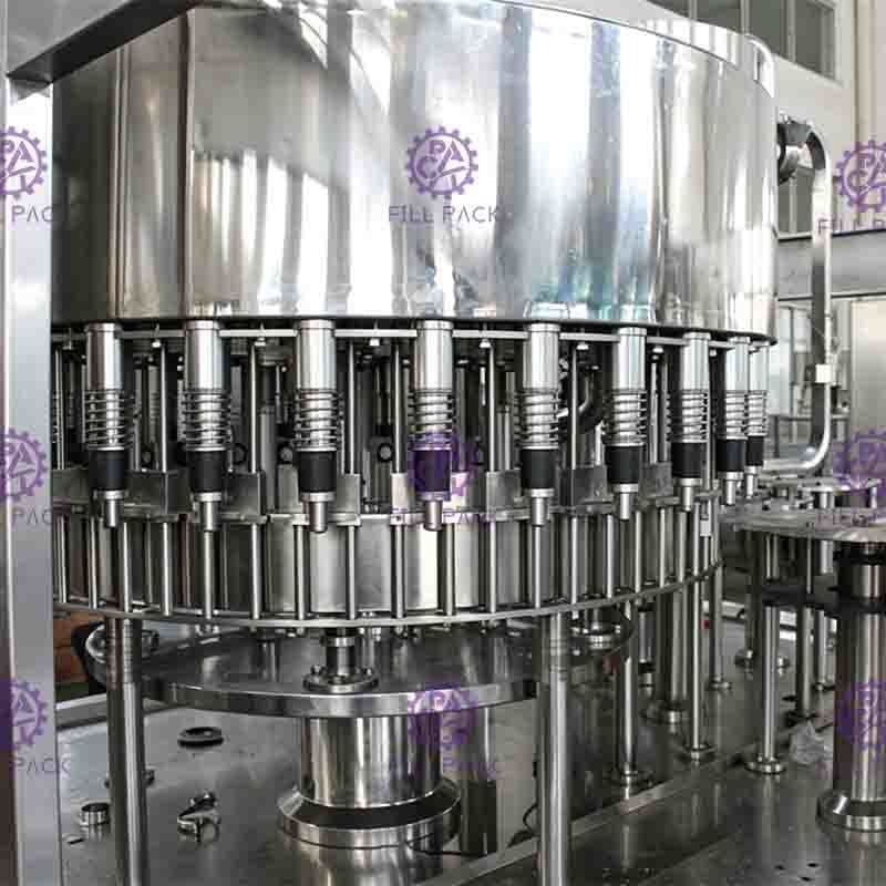 Công nghiệp Monoblock máy chiết bán tự động Thiết bị đóng chai giải khát