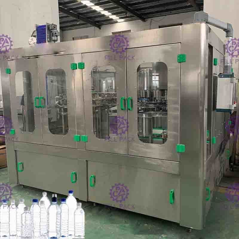 Máy rót nước khoáng tốc độ cao, máy Monoblock 18 đầu tự động