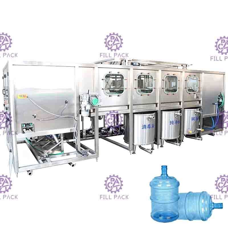 3/5 Gallon / 20L Chai Máy giặt nước Filler Capper Thiết bị / Nhà máy / Máy / Hệ thống / Dây chuyền