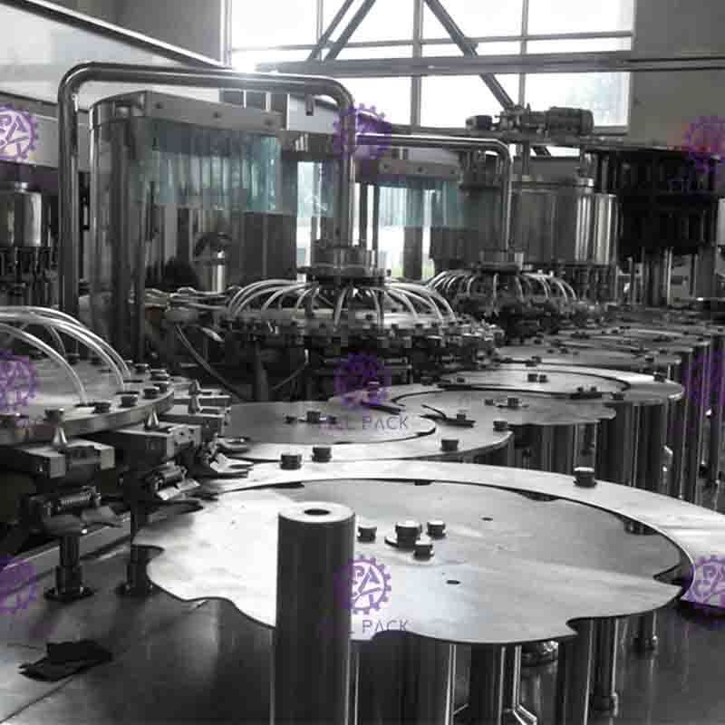 Monoblock lỏng Filling Machine, 5 trong 1 nhựa Filler Chai bột Juice