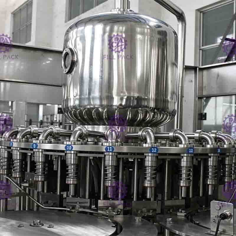 Máy ép nước cam nóng 0,4Mpa 8000BPH cho lọ thủy tinh có nắp vặn