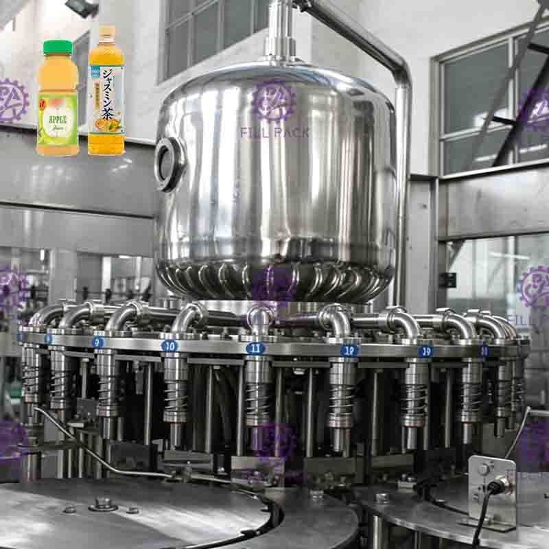 Chai nhựa Juice tươi Filling Machine PLC kiểm soát Với màn hình cảm ứng