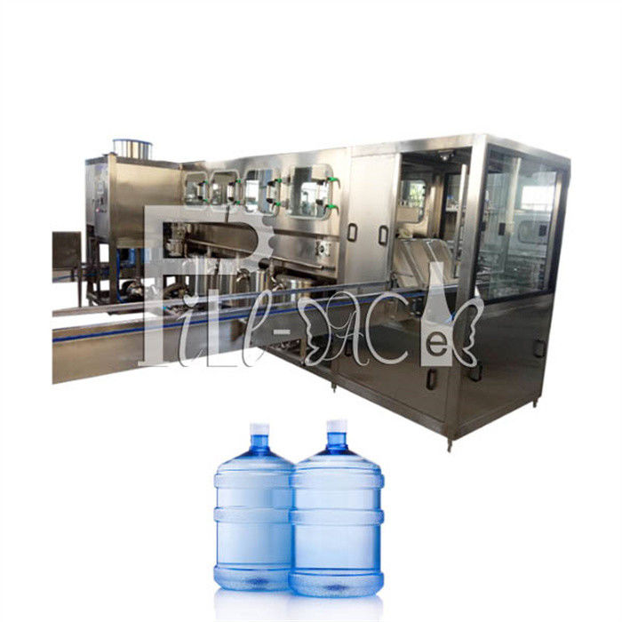 Máy chiết rót nước 5 gallon tự động 450BPH với màn hình cảm ứng Máy đóng chai nước 5 gallon